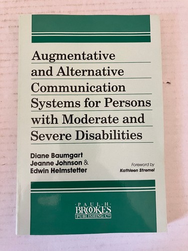 Augmentative alternative - augmentative,