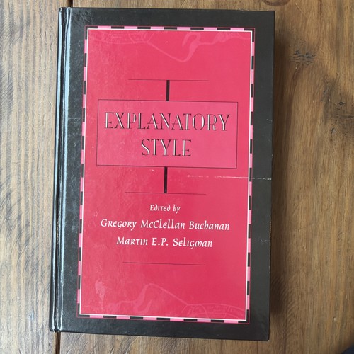 Explanatory style 1995 - explanatory,
