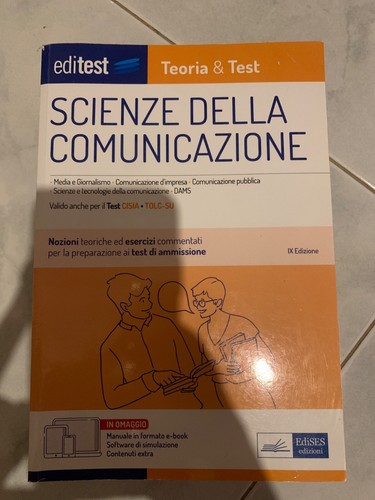 Editest scienze della - scienze,