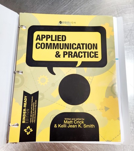 Applied communication and - applied,