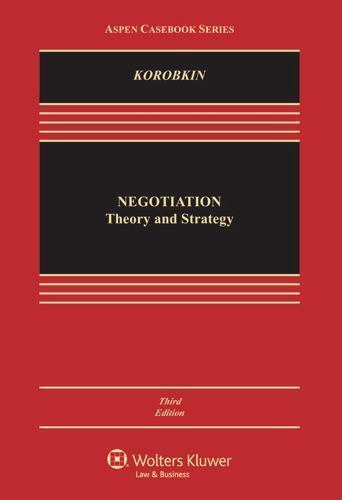 Negotiation theory and - negotiation,