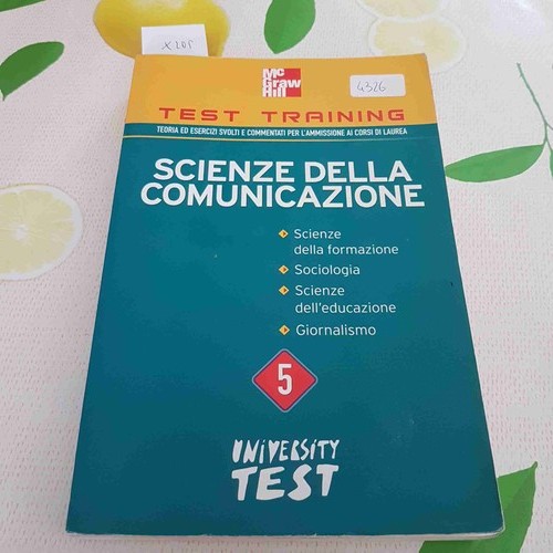 Test training scienze - scienze, della